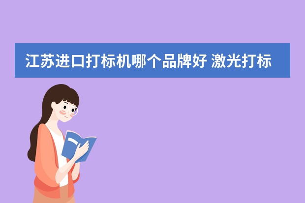 江苏进口打标机哪个品牌好 激光打标机哪家好