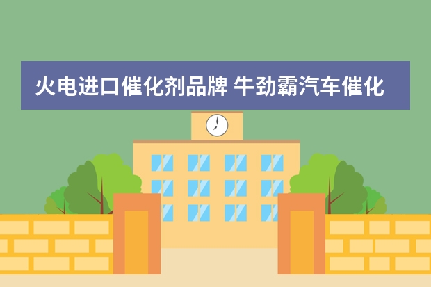 火电进口催化剂品牌 牛劲霸汽车催化剂靠谱吗？