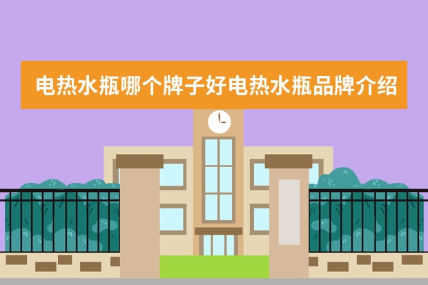 电热水瓶哪个牌子好电热水瓶品牌介绍
