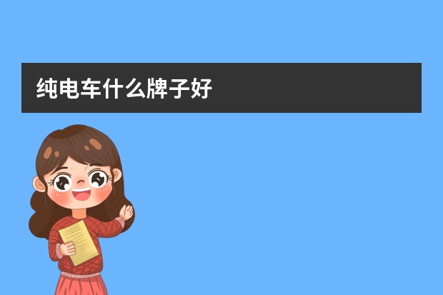 纯电车什么牌子好