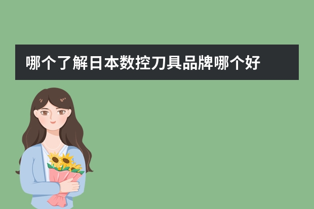 哪个了解日本数控刀具品牌哪个好