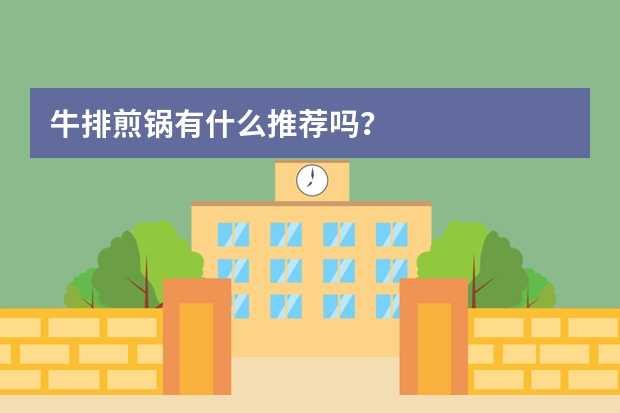 牛排煎锅有什么推荐吗？