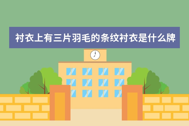 衬衣上有三片羽毛的条纹衬衣是什么牌子的