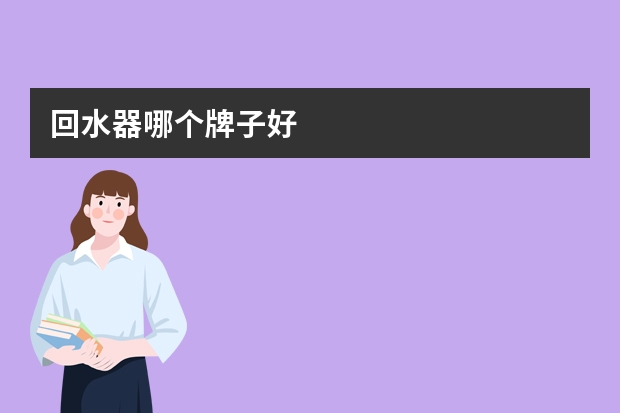 回水器哪个牌子好