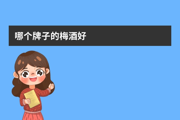 哪个牌子的梅酒好