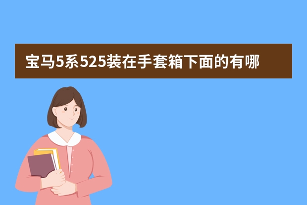 宝马5系525装在手套箱下面的有哪些控制模块