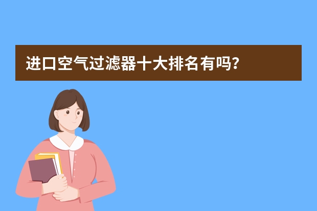 进口空气过滤器十大排名有吗？