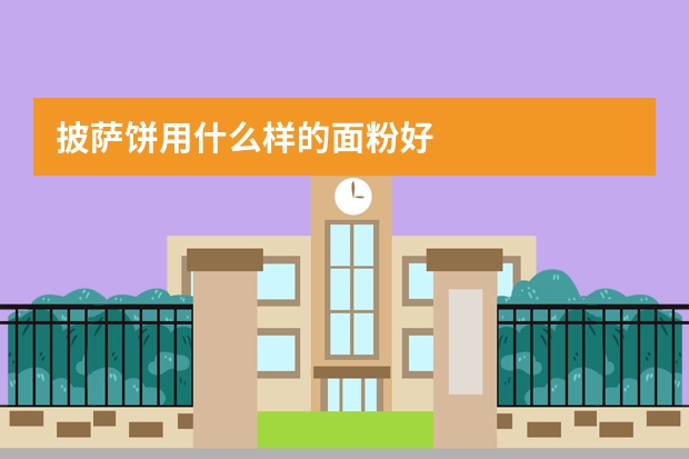 披萨饼用什么样的面粉好