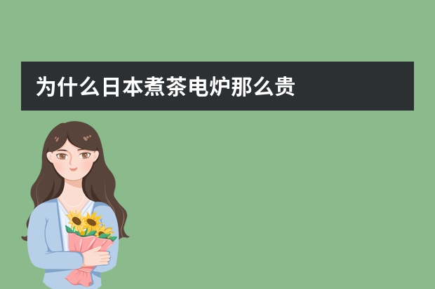 为什么日本煮茶电炉那么贵