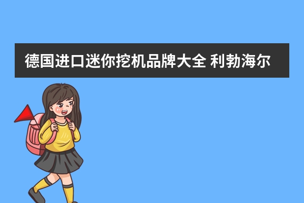 德国进口迷你挖机品牌大全 利勃海尔挖掘机型号大全