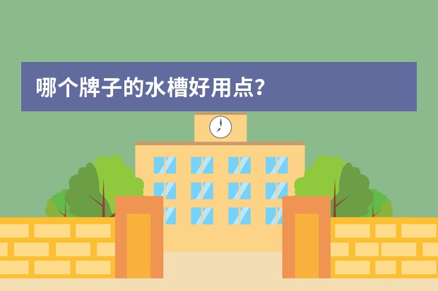 哪个牌子的水槽好用点？
