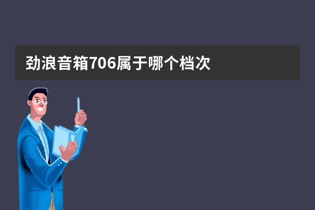 劲浪音箱706属于哪个档次
