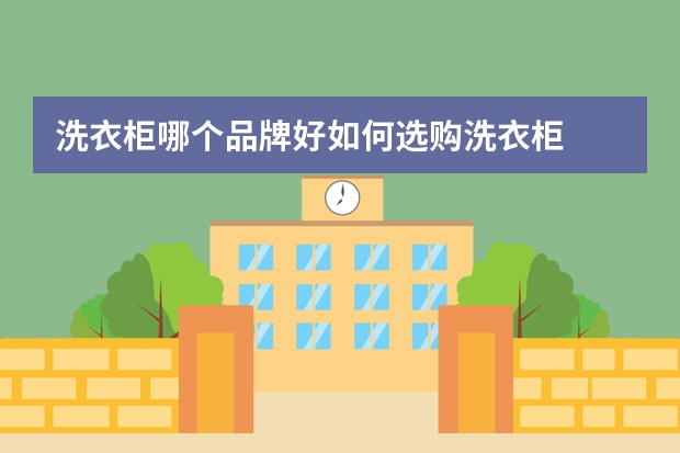 洗衣柜哪个品牌好如何选购洗衣柜