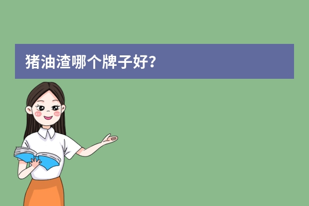 猪油渣哪个牌子好？