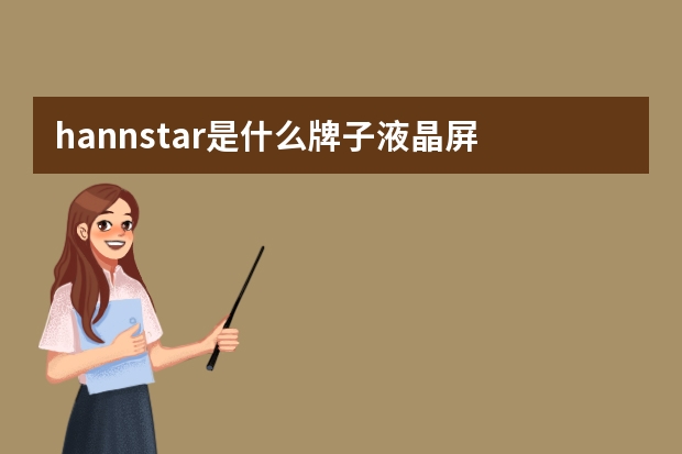hannstar是什么牌子液晶屏