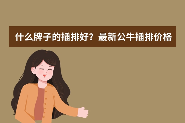 什么牌子的插排好？最新公牛插排价格