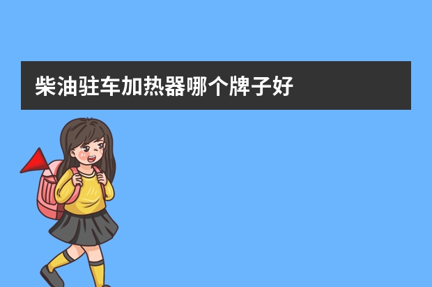柴油驻车加热器哪个牌子好