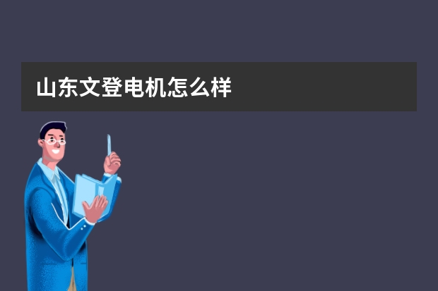 山东文登电机怎么样