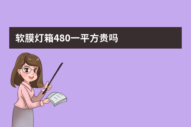 软膜灯箱480一平方贵吗