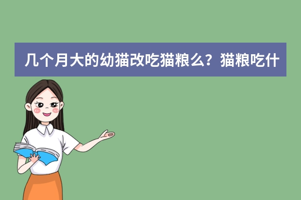几个月大的幼猫改吃猫粮么?猫粮吃什么牌子的?一般价格是多少?能喝牛奶吗?酸奶喝什么的?