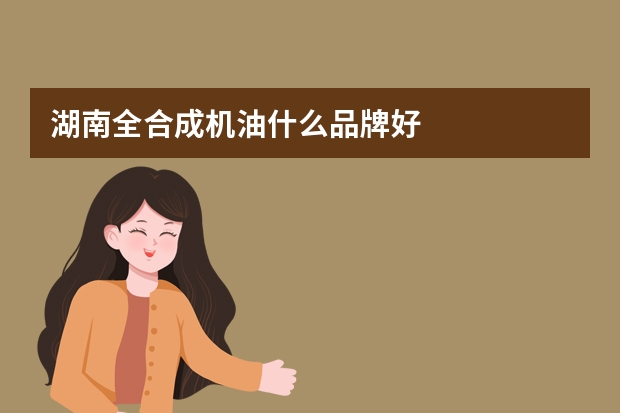 湖南全合成机油什么品牌好