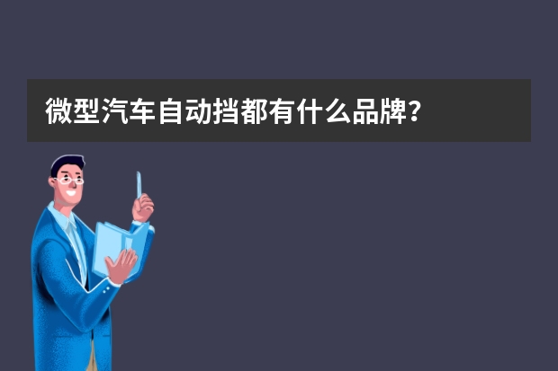 微型汽车自动挡都有什么品牌？