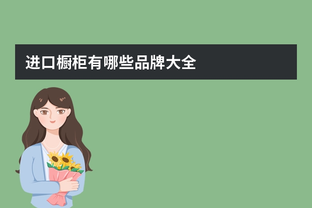 进口橱柜有哪些品牌大全