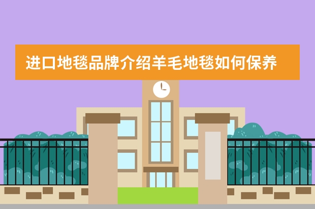 进口地毯品牌介绍羊毛地毯如何保养