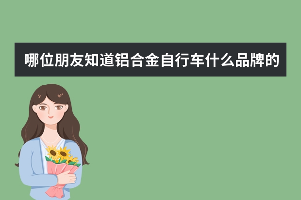 哪位朋友知道铝合金自行车什么品牌的好呢？